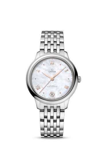 Omega De Ville Master Chronometer 34 Stainless Steel / MOP / Bracelet